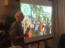 groepsbijeenkomst met lezing